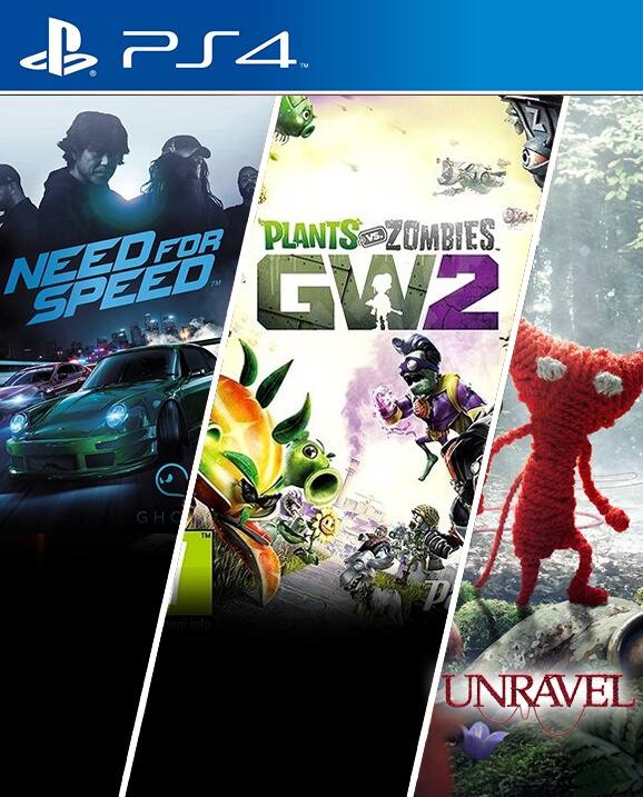 3 Juegos En 1 Need For Speed Plants Vs Zombies Garden Warfare 2