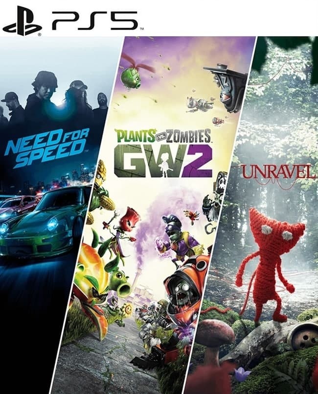 3 JUEGOS EN 1 Need for Speed + Plants vs. Zombies Garden Warfare 2 +  Unravel PS5, PS3 Digital Perú, Venta de Juegos Digitales Perú