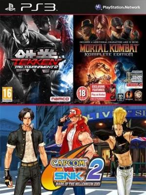 TEKKEN TAG TOURNAMENT 2 Mas Mortal Kombat Komplete Edition Mas Capcom vs. SNK 2 Mark of the Millennium 2001 PS3